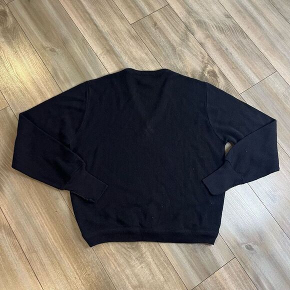 Vintage Izod Lacoste Dark Navy Casual Sweater Men XL - Picture 6 of 6